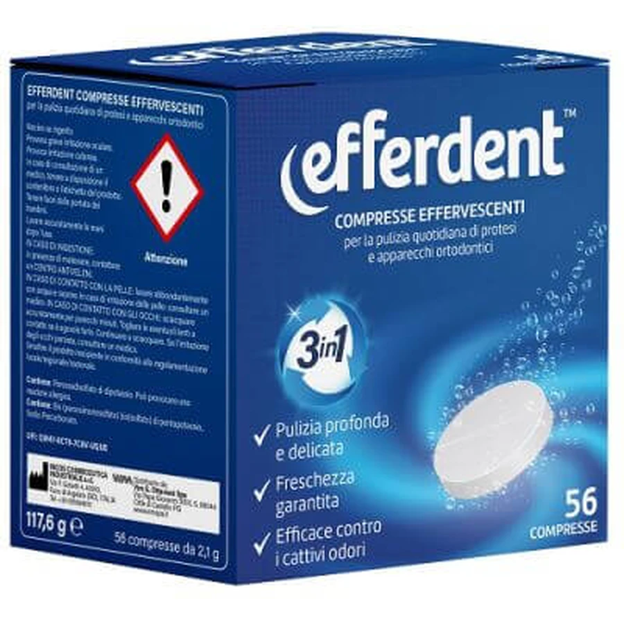 Efferdent 56 comprimidos efervescentes