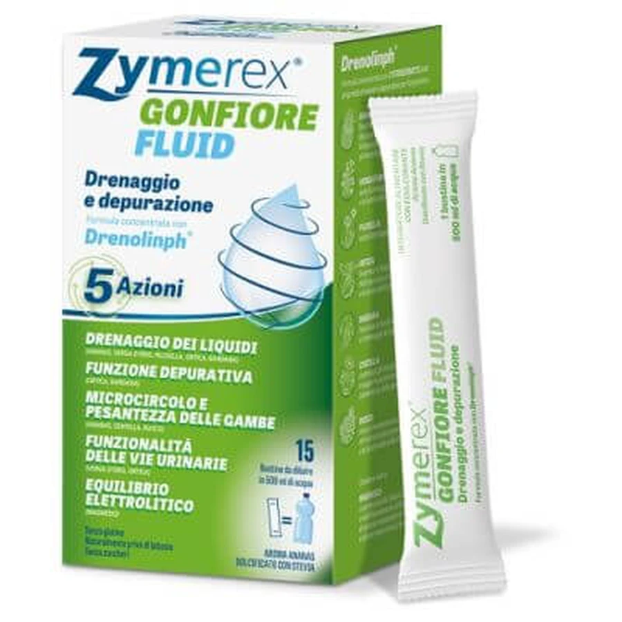 Zymerex Ananas Schwellung Flüssigkeit 15 Beutel