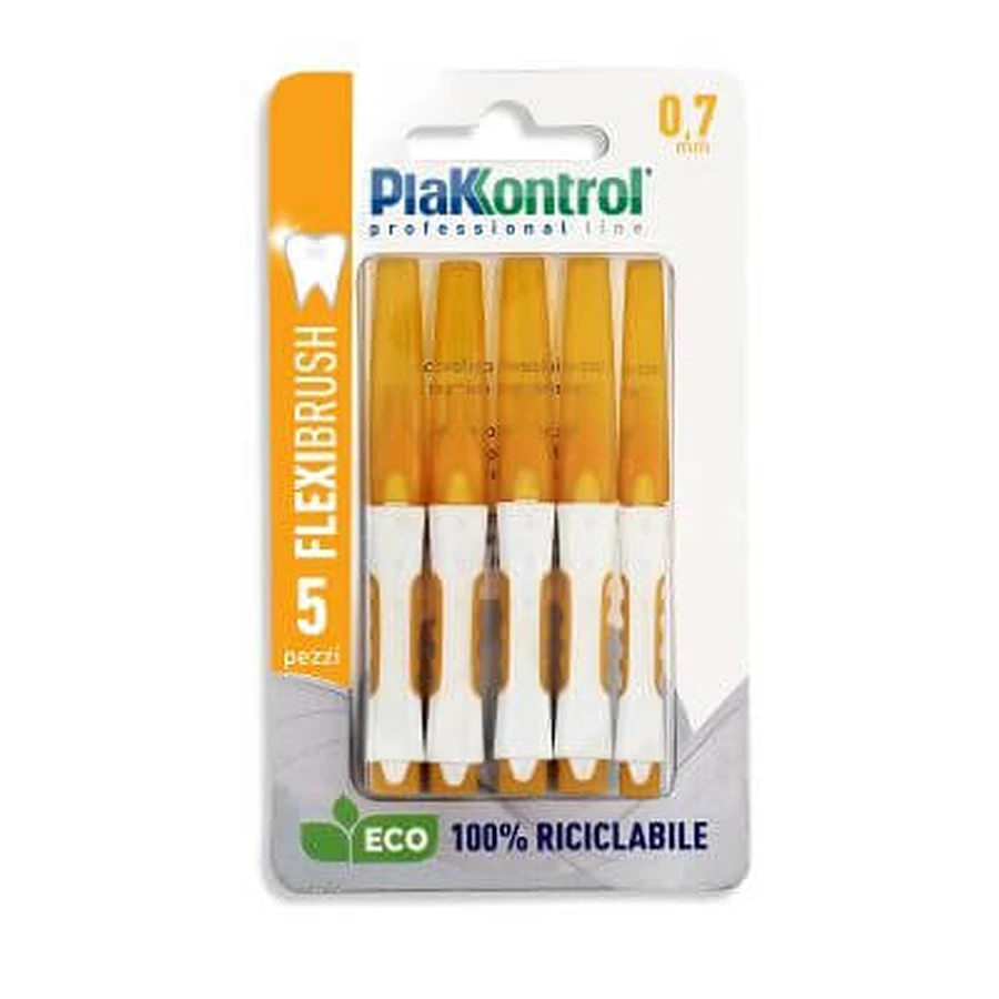 Plakkontrol interdental brush flexi brush07 blister 5 pieces
