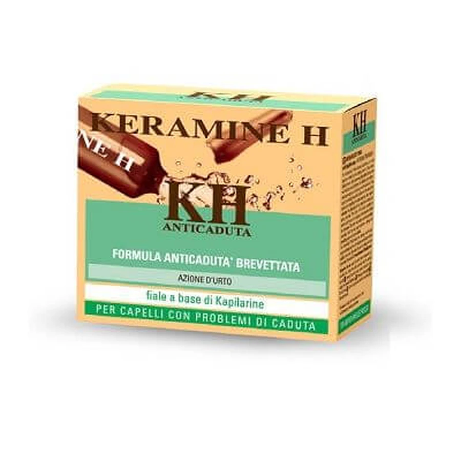 Keramine h anti-chute 12 flacons 6 ml