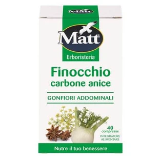 herboristerie Matt fenouil charbon anis 40 comprimés