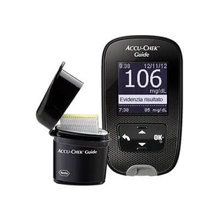 Accu-chek guide mg/dl glucose meter kit + fastclix lancing device