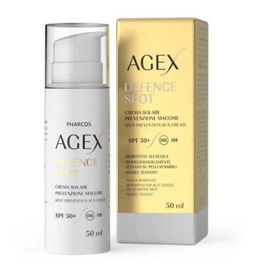 Agex defence spot pharcos sunscreen spot prevention cream 50 ml
