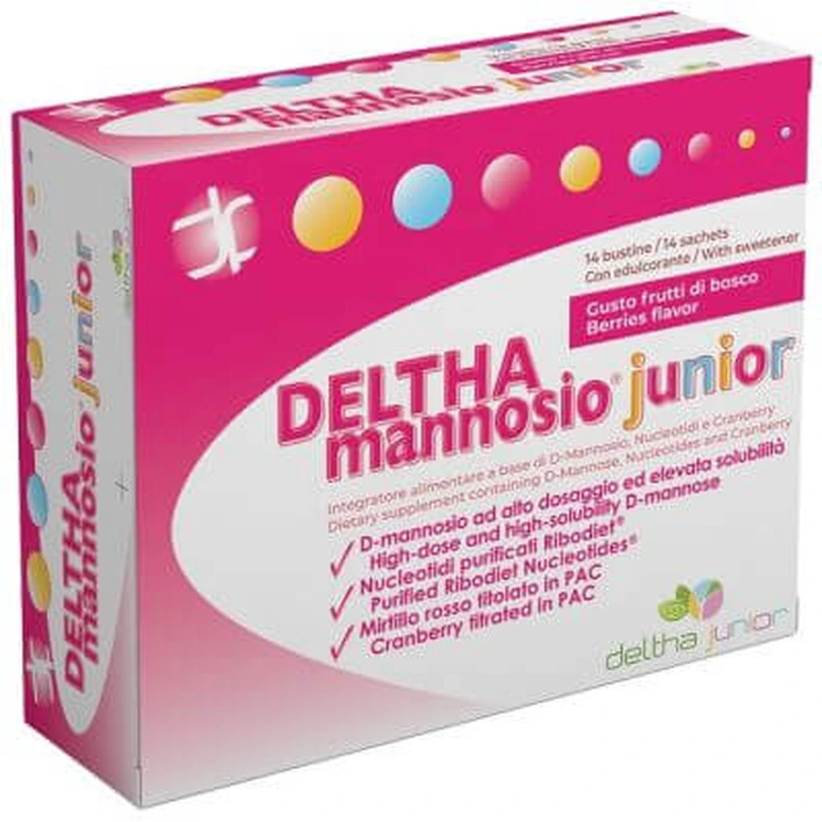 Deltha mannose junior 14 zakjes
