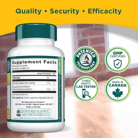 Genacol Plus Glucozamine, 90 Kapseln, Darmaplant