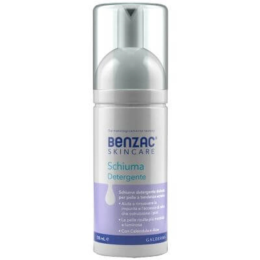 Benzac espuma limpiadora para el cuidado de la piel 130 ml