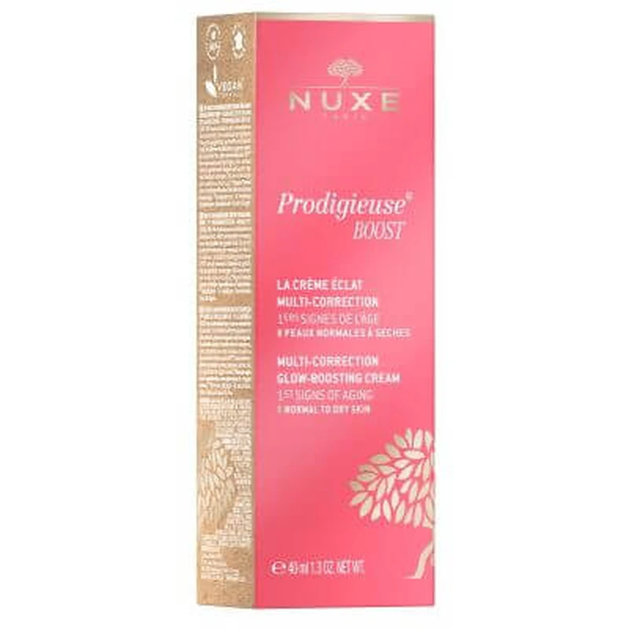 Nuxe prodigieuse boost multi-corection crème éclaircissante 40 ml
