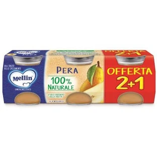 Mellin homogenized pear 3 pieces 100 g