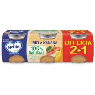 Mellin homogenisierte Apfel-Banane 3 Stück 100 g