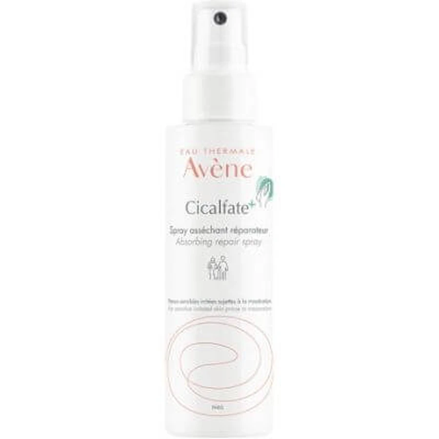 avene cicalfate thermaal bronwater + verzachtende adsorberende spray 100 ml