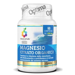 Colors of Life citrato de magnesio orgánico 60 comprimidos 1200 mg