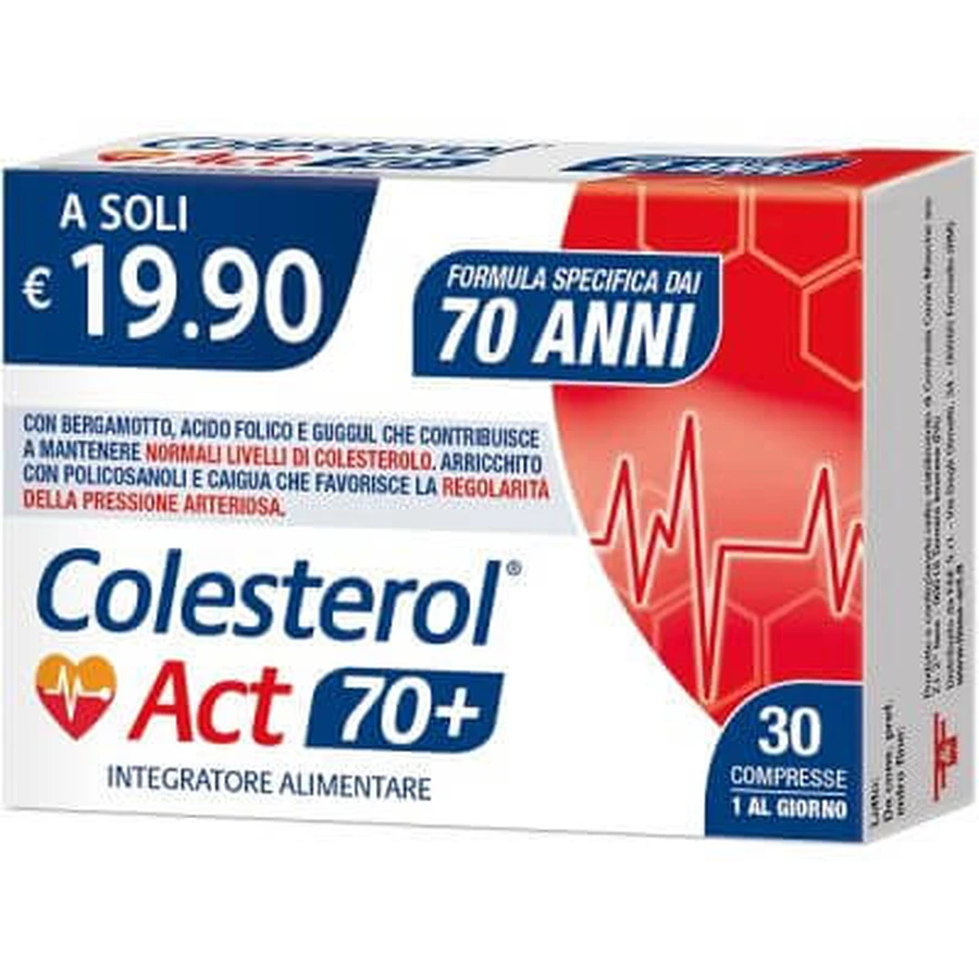 Cholesterol act 70+ 30 comprimés