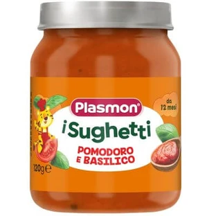 Plasmon i tomato and basil sughetti 120 g