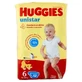 Huggies unistar base 6 pañales 6 paquetes de 12