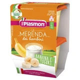 Plasmon baby snack sabores de la naturaleza yogur aséptico con plátano 2 x 120 g