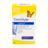 Benzi de testare a glicemiei Freestyle optium 25 bucăți