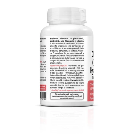 Glucosamine, Chondroitin, Hyaluronic Acid, 60 capsules, Zenyth