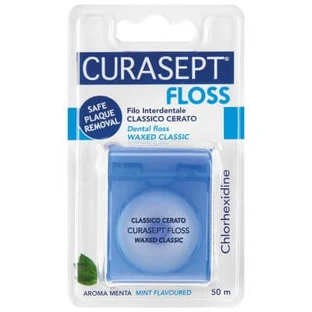 Curasept klassiek chloorhexidine gewaxt flosdraad