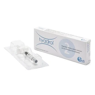 Jeringa intraarticular hyadrol con ácido hialurónico 1% y adelmitrol 2% capacidad 2 ml