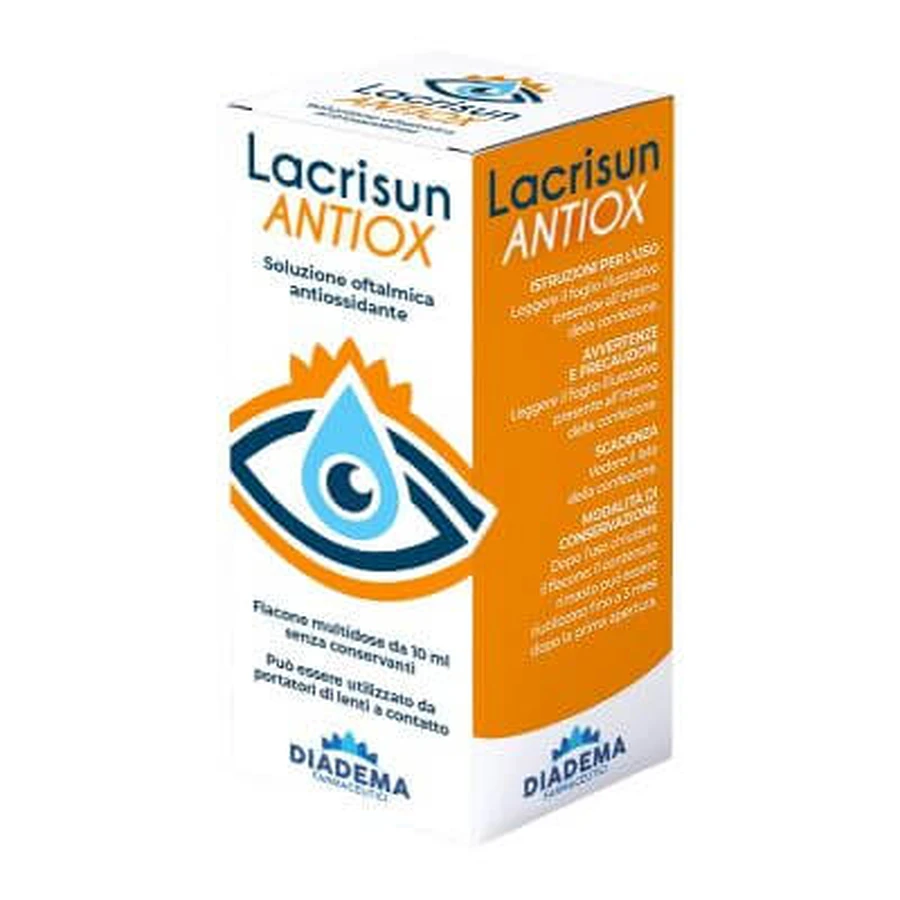 Lacrisun solution oculaire anti-oxydante flacon multi-doses 10 ml