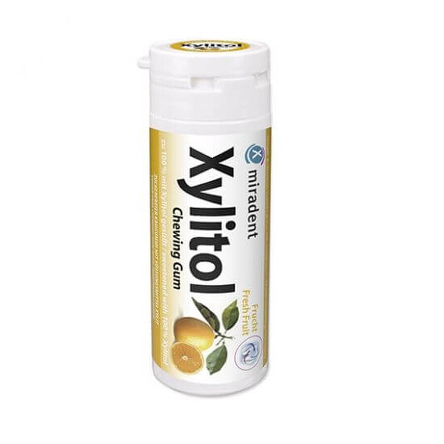 Comprar Chicle Fruta Fresca - Miradent Xylitol, 30 pcs, Hager&Werken Chicle Fruta Fresca - Miradent Xylitol, 30 pcs, Hager&Werken