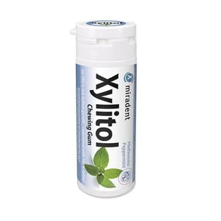 Chicle de menta - Miradent Xylitol, 30 pcs, Hager&amp;Werken