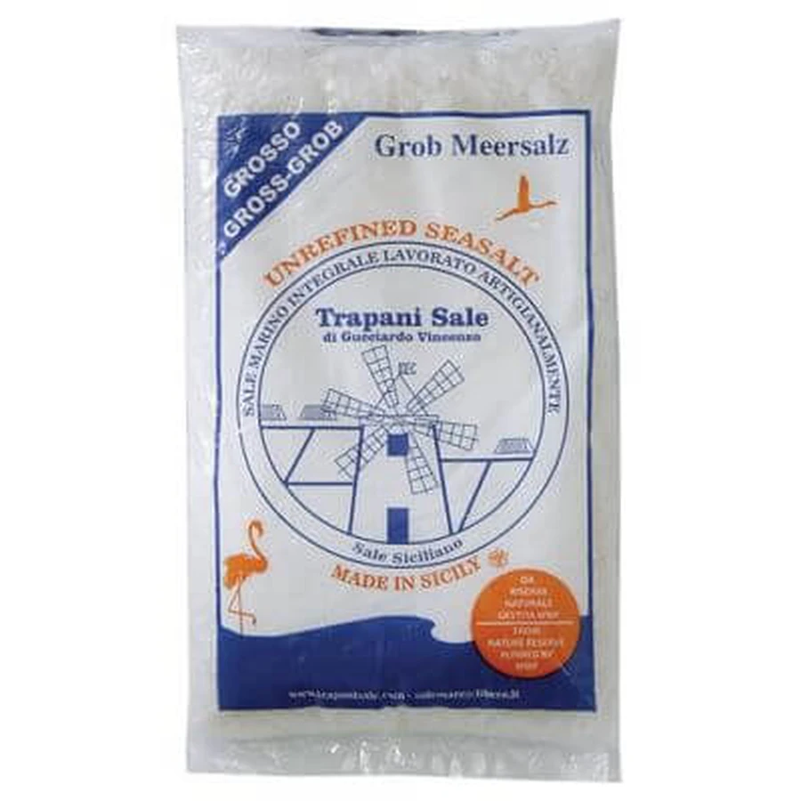Ganzes grobes Salz Trapani 1 kg