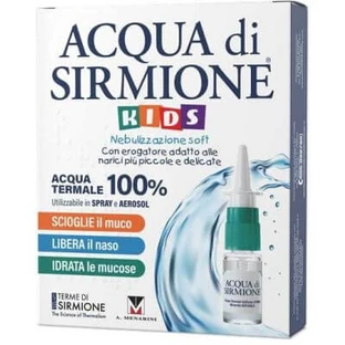 Acqua di sirmione niños nebulización suave agua termal 100% 6 frascos multidosis 15 ml
