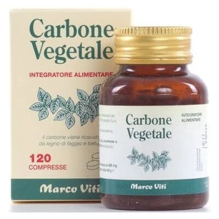 Plantaardige houtskool 40 tabletten