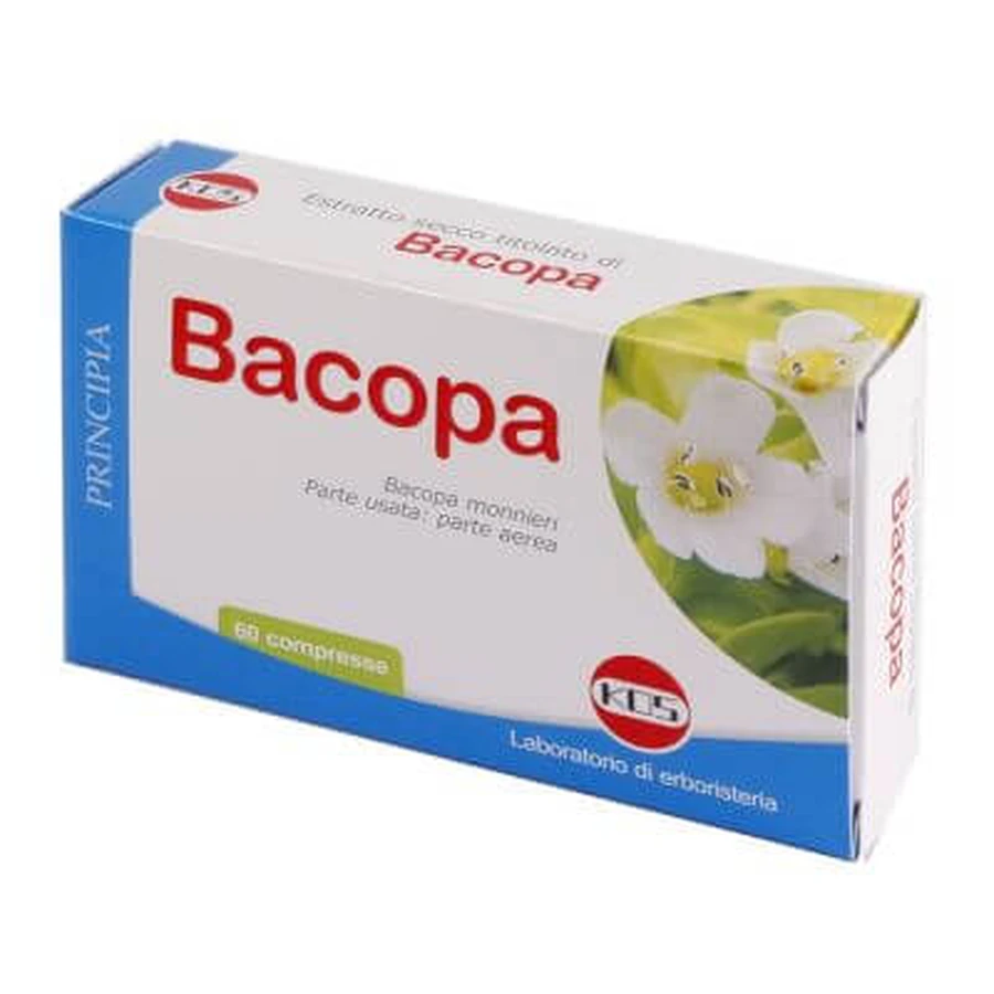 Bacopa monnieri dry extract 60 tablets