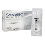 Synvisc hyaluronic acid intraarticular syringe 2 ml 1 pc