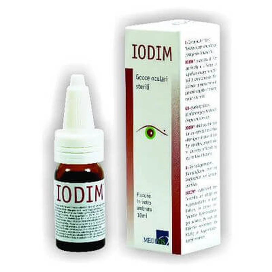 Iodine eye drops 10 ml sterile