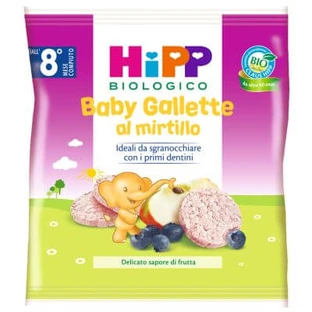 Gâteaux de riz aux myrtilles Hipp baby 30 g