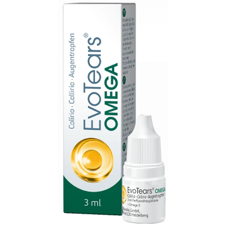 Oogdruppels evotears omega 3 ml