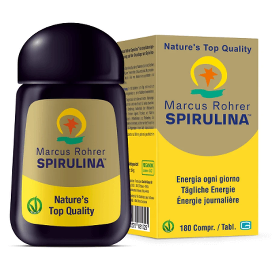 Espirulina marcus rohrer 180 comprimidos