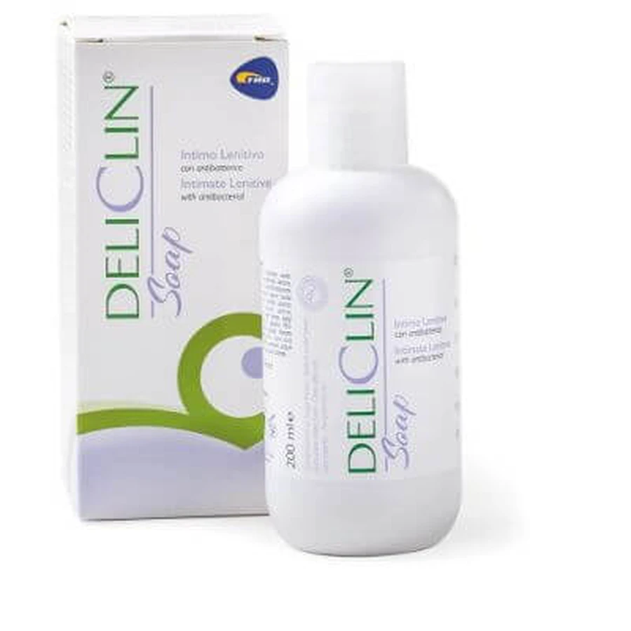 Deliclin soothing intimate cleanser with antibacterial 200 ml