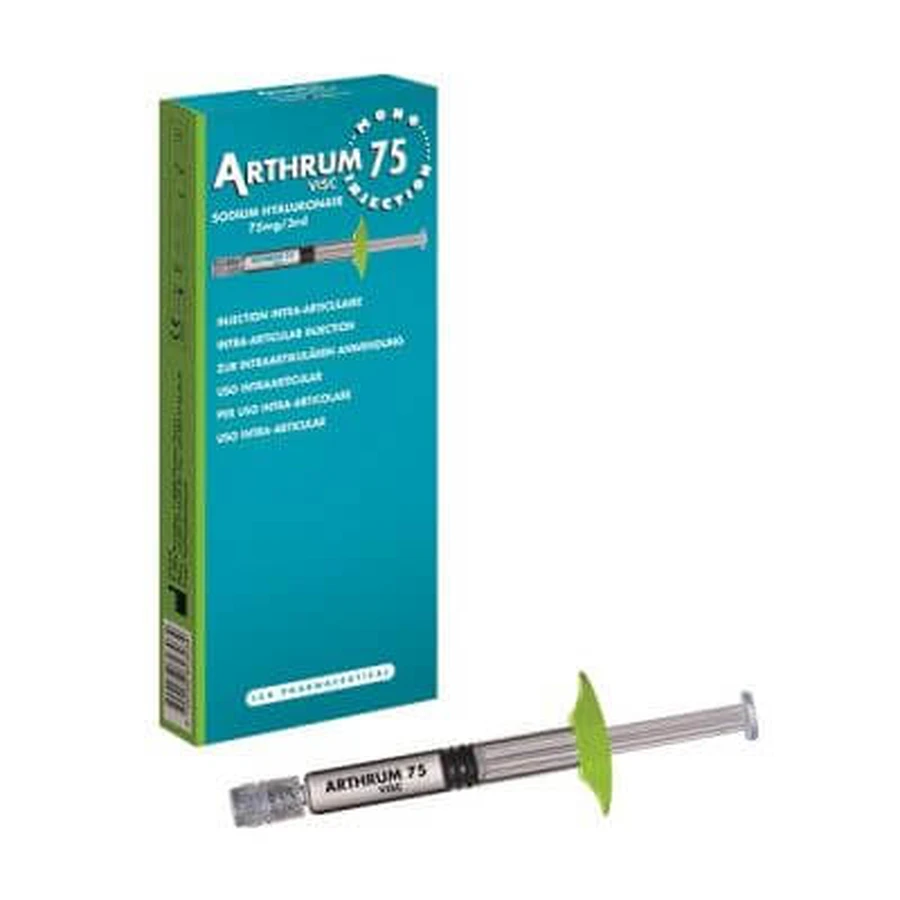 Intraartikuläre Spritze arthrum visc 75 mono Hyaluronsäure Injektion 3 ml