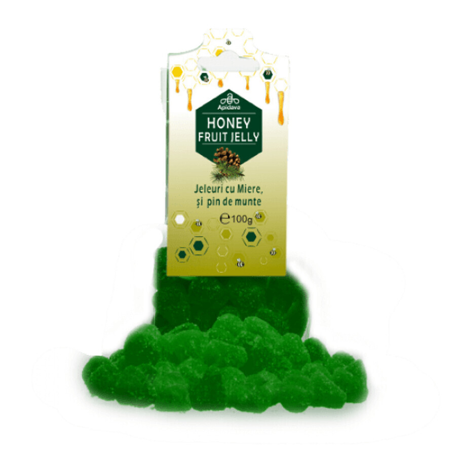 Buy Jellies with honey, pine flavour, 100g, Apidava Jellies with honey, pine flavour, 100g, Apidava