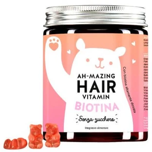 Ah-mazing vitamine pentru păr cu biotină fără zahăr 45 de bomboane gumate