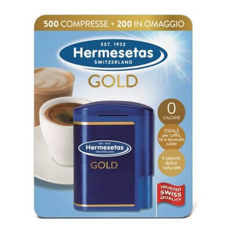 Hermesetas Gold 500+200 Tabletten 35 g
