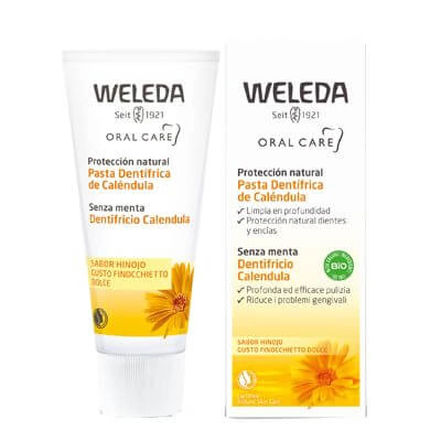 Cuidado bucal pasta dentífrica con caléndula 75 ml