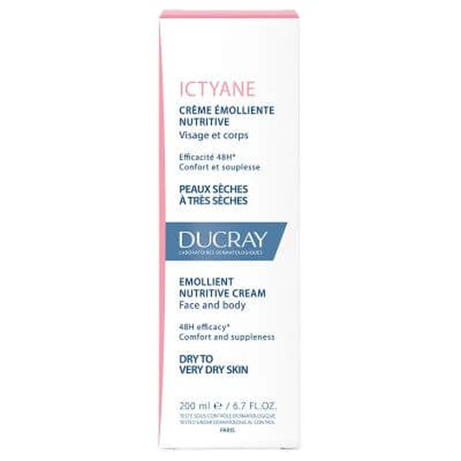Ictyane crema emoliente nutritiva 200 ml