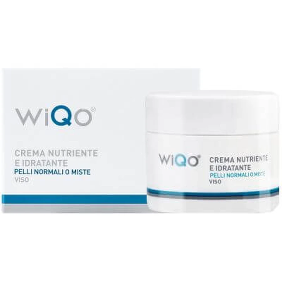 Wiqo crema nutriente e idratante per il viso da normale a misto 50 ml