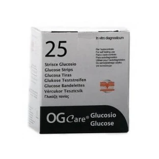 OGcare Glucosa en sangre 25 tiras reactivas