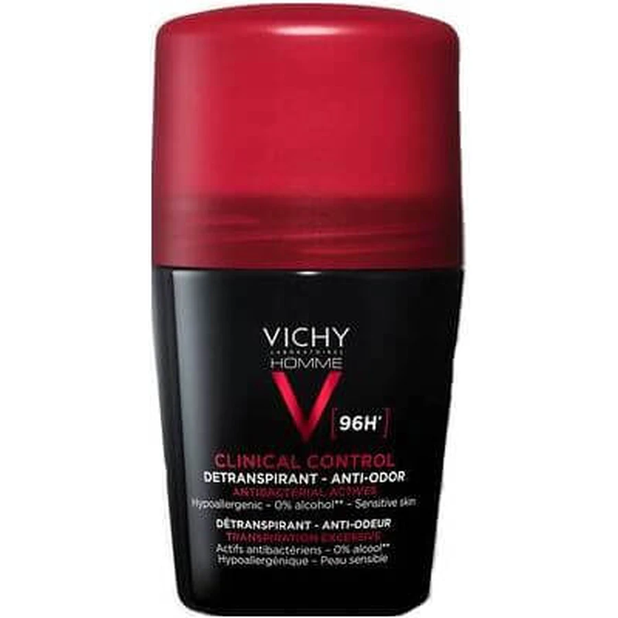 Vichy men's deodorant clinical control 96h roll 50 ml
