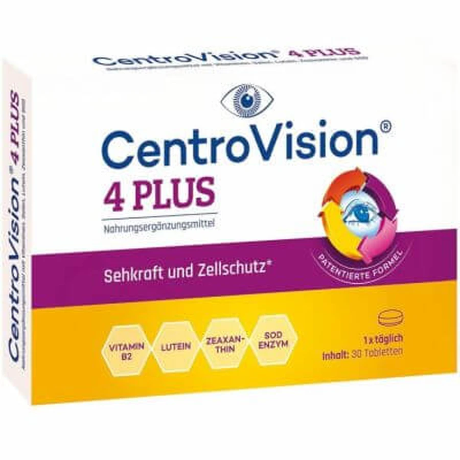 Centrovision 4 plus 30 comprimidos