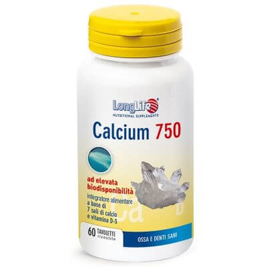 Longlife calcium 750 mg 60 tabletten