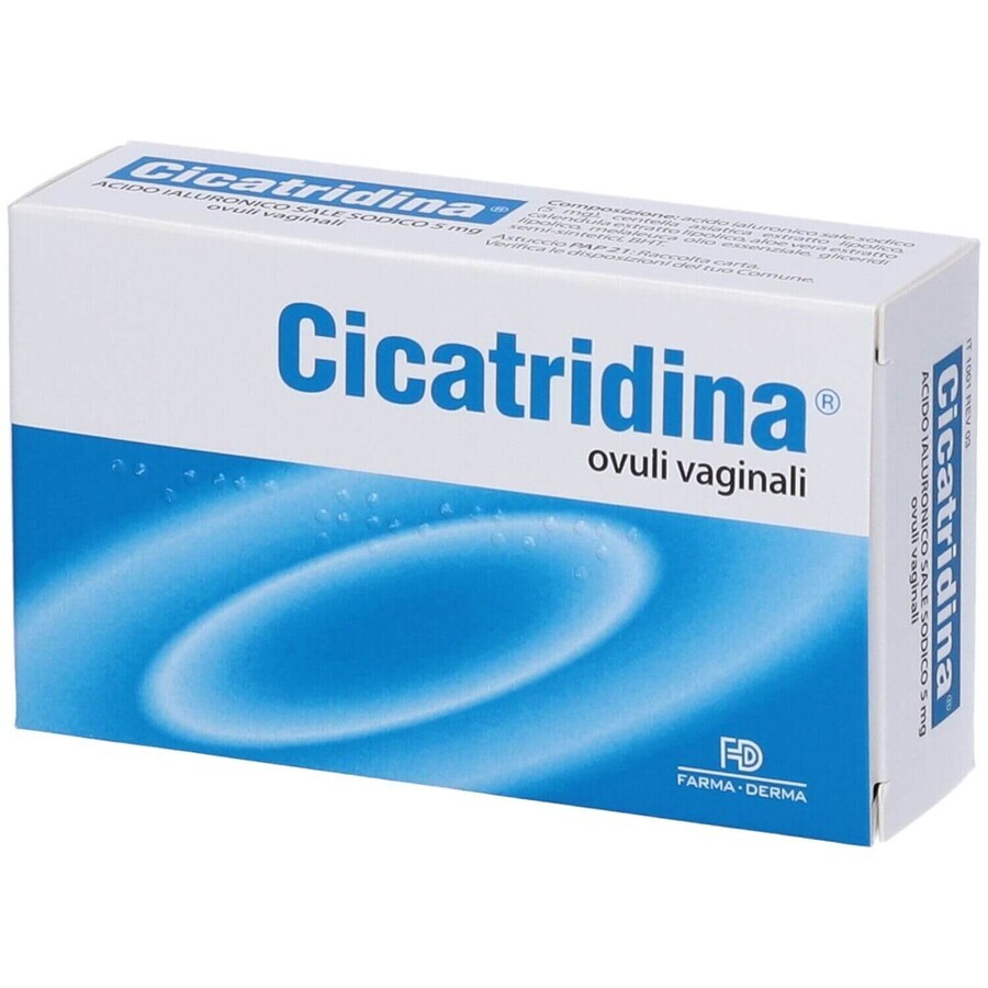 Cicatridine, 10 vaginal ovules, Farma-Derma Italy