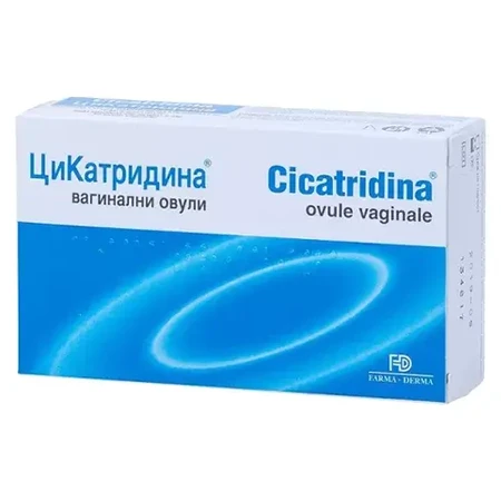 Cicatridine, 10 vaginal ovules, Farma-Derma Italy