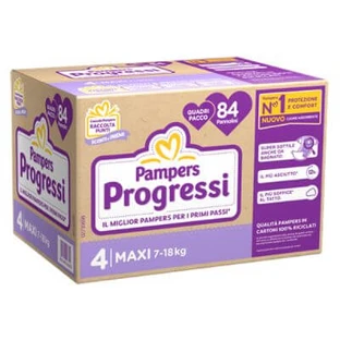 Pampers progress maxi cuadrados 84 piezas
